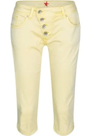 Buena Vista Stretch-Jeans MALIBU CAPRI lemon sorbet 2303 B5232 4003.4519 - Stretch gelb L
