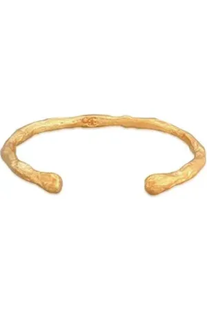 Haze & Glory Armreif Herren Armreif - Bones 925 Silber goldfarben