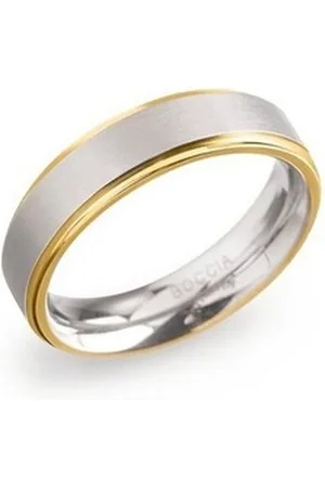 Boccia Titanium Boccia Fingerring Boccia Ring 0134-0569 Titan vergoldet (kein Set, 1-tlg) grau