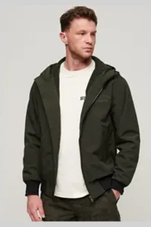 Superdry Bomberjacke SURPLUS NYLON HOODED BOMBER schwarz XXXL