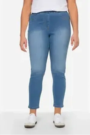 Angel of Style Angel of Style 5-Pocket-Jeans Jeggings Jule Slim Fit Washeffekte Elastikbund blau|grün 88