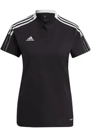adidas Performance Poloshirt Performance Tiro 21 COACH Poloshirt Damen Baumwolle schwarz 2XS