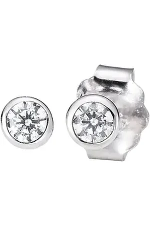 KangaROOS Paar Ohrstecker Schmuck Geschenk Silber 925 Ohrschmuck Ohrringe Solitär, K0066E/90/03, mit Zirkonia (synth) silberfarben 4