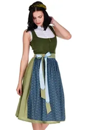 Alpenfee Dirndl Cord Dirndl 2tlg. - FANNI - oliv 40