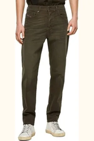 Diesel Tapered-fit-Jeans Leicht & Supersoft - D-Fining 55P grün 32