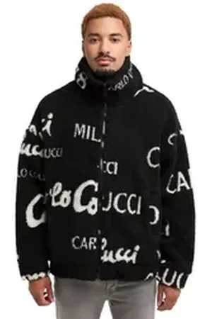 Carlo Colucci Sweatjacke DelBuono schwarz L