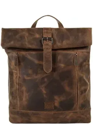 Bagan Cityrucksack, echt Leder braun