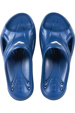 Arena Hydrosoft II Junior Badepantolette mit Cutouts an den Seiten blau EUR 37