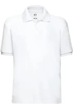 Fruit Of The Loom Poloshirt Kids 65/35 Polo weiß 128