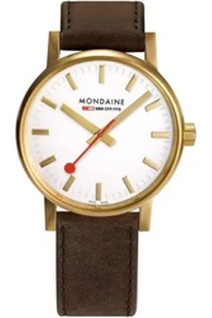 Mondaine Mechanische Uhr evo2 Herrenarmbanduhr weiß