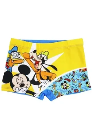 Disney Mickey Mouse Badehose Mickey Maus Donald Duck Goofy Kinder Jungen Badehose Badepants Gr. 98 bis 128 bunt 122/128