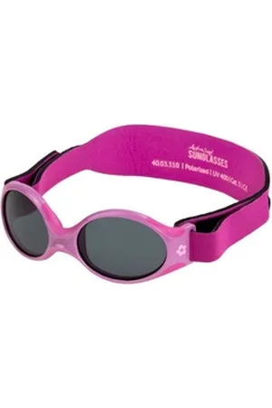 Active Sonnenbrille Baby EXPLORER, 0-18 Monate, softes Kopfband UV400 Schutz, polarisiert, BPA frei, deutsche Marke rosa