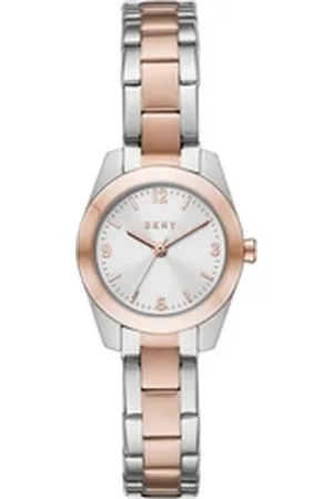 DKNY Quarzuhr Edelstahl silberfarben