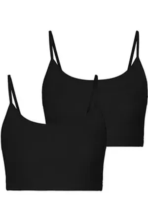 Lascana Bustier (2er-Pack) aus elastischer Baumwolle schwarz 40/42