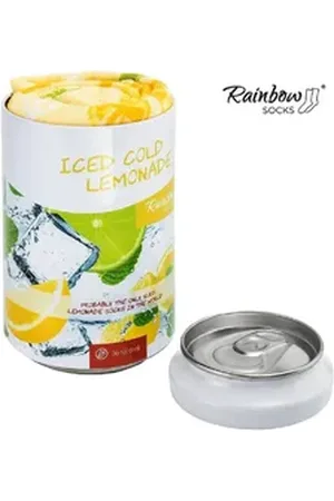 Capelli new york Socken Lemonaden Ice Socken - Geschenk Set gelb 41-46