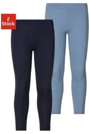H.I.S H.I.S Leggings (Packung, 2-tlg) Basic im Doppelpack blau 140/146