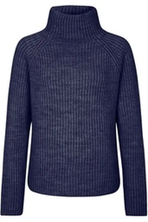 Drykorn Rollkragenpullover Pullover ARWEN mit Alpaka blau S