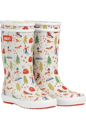 Aigle Kinder-Gummistiefel Lolly Pop Fur Print Gummistiefel bunt 33 EU