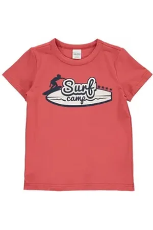 Green Cotton Print-Shirt T-Shirt Surfcamp rot 116