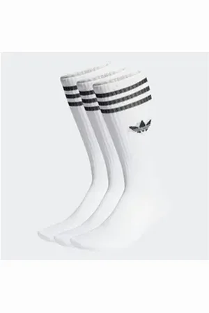 adidas Originals Sportsocken SOLID CREW SOCKEN, 3 PAAR (3-Paar) weiß XS (34/36)