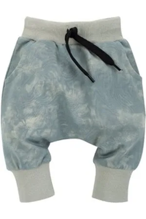 Pinókio Pumphose Batik Haremshose Schlupfhose » Babyhose Sweathose (1-tlg) Batikmuster blau|grün 74