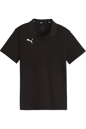 PUMA Poloshirt teamGOAL Casuals Poloshirt Kids Polos Kinder Baumwolle schwarz 164