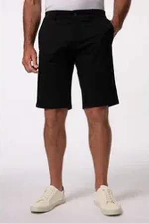Boston Park 5-Pocket-Jeans Chino-Bermuda Bauchfit bis 70 schwarz 52