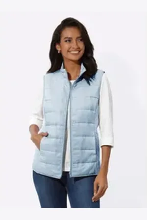 WITT WEIDEN Jerseyweste Steppweste blau 48