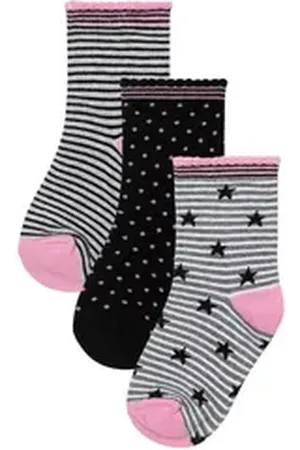 Minoti Kurzsocken 3 Paar Socken (3y-14y) rosa 26-28cm