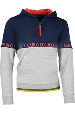 Carlo Colucci Kapuzensweatshirt Carlino blau 158/164
