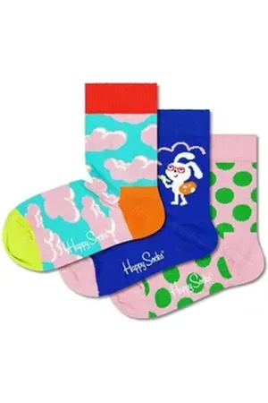 Happy Socks Freizeitsocken 3-Pack Kids Over The Rainbow Socks Gift Set 12-24 Monate