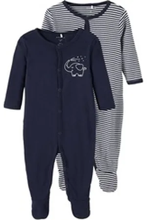 NAME IT Schlafoverall NBNNIGHTSUIT 2P W/F Y/D CORE blau 62