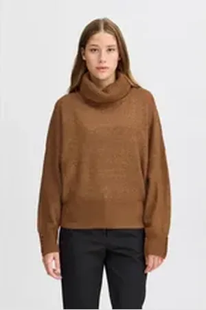 Ichi Rollkragenpullover IHKAMARA RN2 braun normal | L