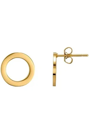 Steel_art Heideman Paar Ohrstecker Paco goldfarben (Ohrringe, inkl. Geschenkverpackung), Ohrstecker Männer goldfarben