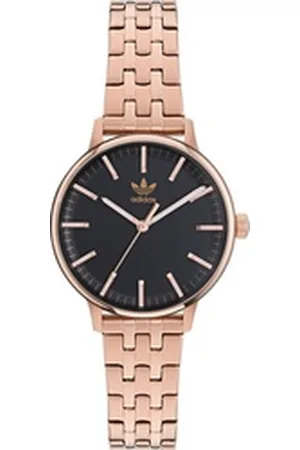 adidas Originals Quarzuhr CODE ONE EXTRA SMALL AOSY235262I, Armbanduhr, Damenuhr, Edelstahlarmband goldfarben