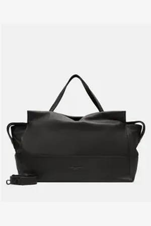 liebeskind Henkeltasche Weekender aus Leder schwarz