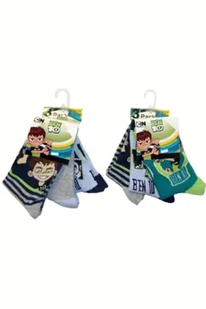 Cartoon Network Socken Ben 10 Socken für Kinder 31/34 (6er Pack) (Set, 6-Paar) bunt