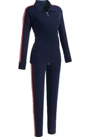 Erwin Müller Freizeitanzug Damen-Freitzeitanzug, Uni blau 40/42
