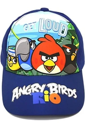 Angry Birds Baseball Cap GET LOUD Kinder Sommerkappe Größe 52-54 cm blau|bunt 52 cm