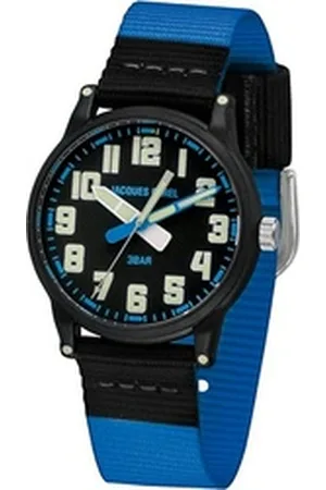 JACQUES FAREL Quarzuhr KLM 02 schwarz