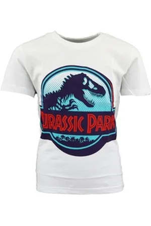 Jurassic World Print-Shirt Kinder T-Shirt Jungen Dinos Gr. 134 bis 164 weiß 152