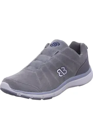 BRUTTING BRÜTTING Dallas Slipper echtes Leder grau 43 EU