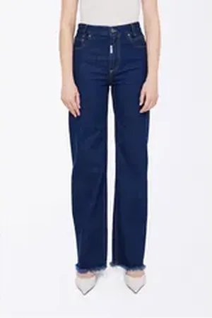 Ball Bequeme Jeans BASERENA JEANS lässige Jeans mit Fransen blau W32/34