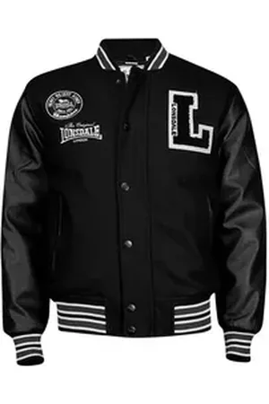 Lonsdale London Sommerjacke Herren Übergangsjacke College Jacke OXFORD ALL SEASON schwarz S