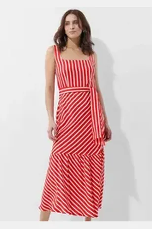 ALBA MODA Maxikleid Kleid rot 42