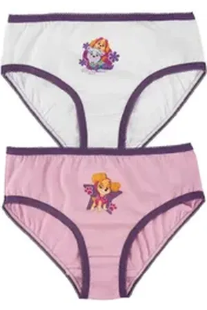 Paw Patrol United Labels® Panty - Skye & Everest - Star, 2er-Pack rosa|weiß 98-104