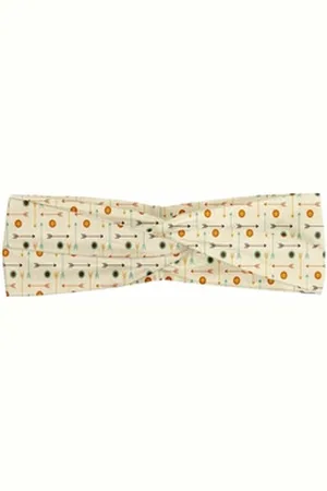 Abakuhaus Stirnband Elastisch und Angenehme alltags accessories Stammes Hipster Geometric grün|orange