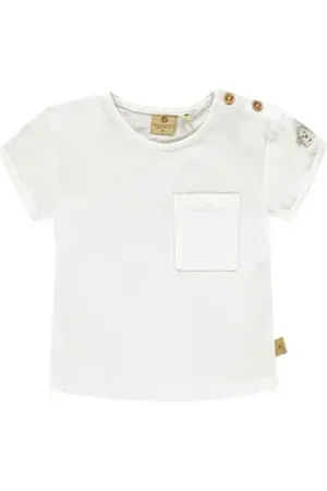 bellybutton T-Shirt T-Shirt (1-tlg) leichter weicher Bio - Baumwolljersey weiß 92