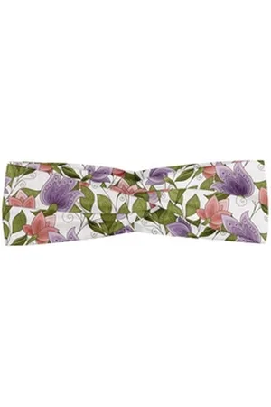 Abakuhaus Stirnband Elastisch und Angenehme alltags accessories Blumen Pastelltulpe Blumen grün|rot