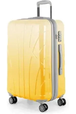 SUITLINE Koffer S1, 4 Rollen, mittelgroßer Hartschalen-Koffer Check-In Reisekoffer TSA 68 L